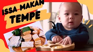 mukbang baby issa makan tempe mpasi