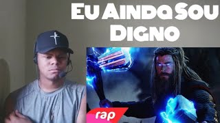 REACT - Rap do Thor (Vingadores: Ultimato) - EU AINDA SOU DIGNO | NERD HITS (7 Minutoz)