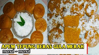 resep kue apem tepung beras gula merah