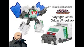 Transformers Initial Observation Voyager Class Origin Wheeljack