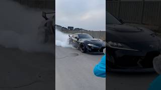 Widebody Mk5 Supra burnout #cars #supra #cartok #burnout #car #toyotasupra #toyota