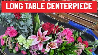 THE BASICS OF CONTEMPORARY FLOWER ARRANGEMENTS PART 2|| LONG TABLE CENTERPIECE