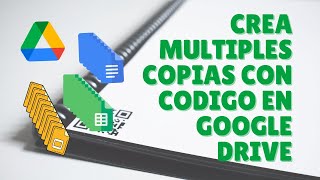 Como crear multiples copias del mismo archivo en google drive.