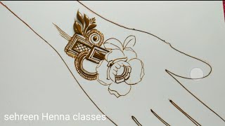 Day-11 non bridal mehndi design for beginners|| beautiful mehndi design