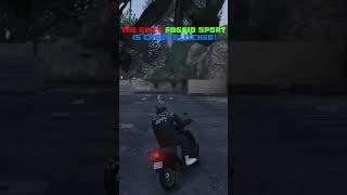 The GTA V Faggio Sport is crazy glitched! #gta5  #glitch #gtathuglife #holymoly