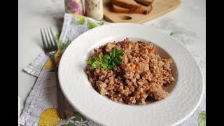 Гречка по-купечески. Простой, быстрый и вкусный ужин