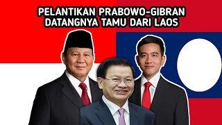 Wakil Presiden Laos Tiba di Jakarta Jelang Pelantikan Presiden dan Wapres RI #jokowi #prabowo #laos