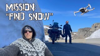 Solo Trip on Motorcycle in Norway - Mission: Find Snow