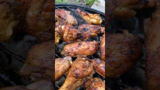 Bbq Chicken Wings #food #foodshorts #bbq #bbqchicken