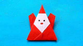 Santa Claus dari Kertas Origami | Hiasan Natal