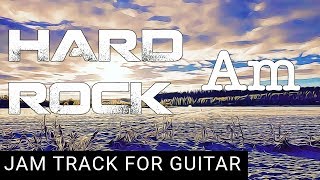 Slow Hard Rock Backing Track for Guitar in A minor (Am)