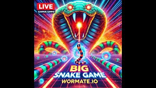 Big snake game wormate io gameplay live streaming #26 #shortsfeed #shorts Ggaming 🐍