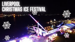 Liverpool Christmas Ice Festival  2021 More Rides | On ride footage | Drone footage |