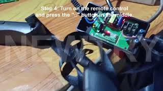 Newtry Electric Hoist PRO Remote Control Pairing Method