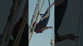 Who knew aerial straps would be perfect for sailing?