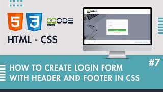 Login Form in HTML CSS | Login Page in HTML CSS Bootstrap