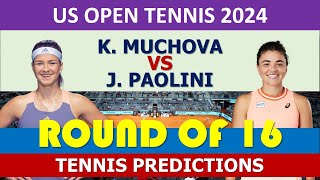 Karolína Muchová vs Jasmine Paolini | US Open 2024 wta match live today