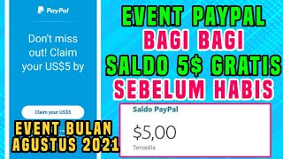 Buruan Ambil Saldo Paypal 5$ - Event Claim Paypal Salso 5$ Terbaru Bulan Agustus