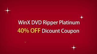 WinX DVD Ripper Platinum V8.8.0 Coupon Code | Lifetime License