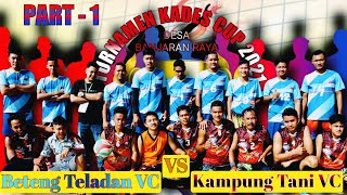 Part 1 / Beteng Teladan VC  VS Kampung Tani VC