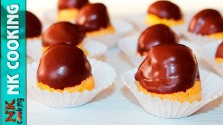 Заварные Пирожные Профитроли со Сливочно - Шоколадным Кремом ♥ Рецепты NK cooking