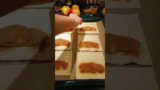 Almás-fahéjas leveles tészta #fastrecipe #alma #fahéj #cinnamon #flakypastry #levelestészta