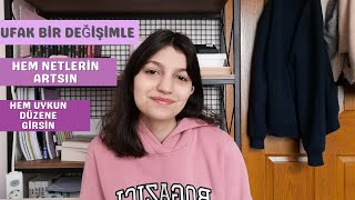 UFAK BİR DEĞİŞİMLE UYKULARIN VE NETLERİN DÜZELSİN! #TYT #YDT #AYT