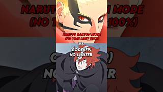 Naruto Baryon Mod Vs Code(FP) no limiter #Shorts #ViralShorts #Naruto #NarutoEdit #DemonSlayerEdit