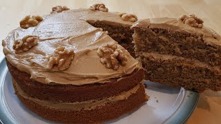 Coffee and Walnut Cake