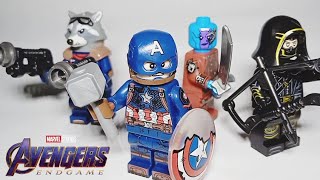 AVENGERS ENDGAME - Ronin, Nebula, Rocket Racoon & Captain America - Unofficial LEGO Minifigures