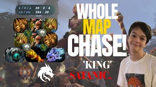 SATANIC CHASING WATSON ON ENTIRE MAP | TWO BEST EU CARRIES RANK 3 vs RANK 4