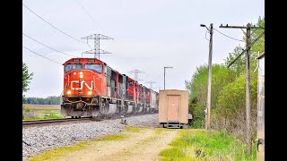 CN 5689 Takes M337 West near Irene