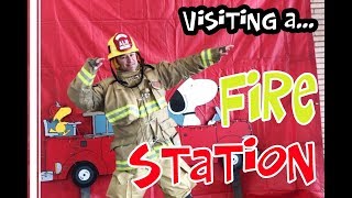 VISITING A FIRE STATION. WHATS INSIDE A FIRE STATION?