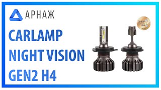 Carlamp Night Vision Gen2 H4 5500K 5000 Lm Светодиодные автолампы. Распаковка.