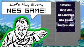 NES AtoZ 28 | Let's Play Cliffhanger, Clu Clu Land, Cobra Command, Cobra Triangle and Codename Viper