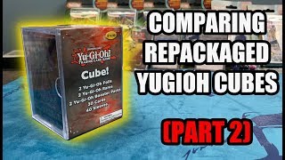 THIS YUGIOH CUBE HAS VALUE! - Comparing Yugioh Repackaged Cubes - Part 2