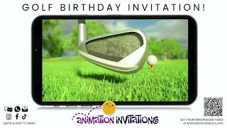 Golf Video Invitation