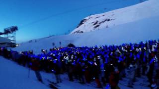 WORLD RECORD NIGHT SKI AT LES DEUX ALPES 2017