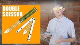 Balisong Tutorial - (Double Scissor) - Advanced #28