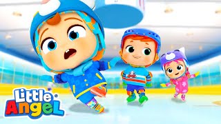 Baby John Learns How to Ice Skate | Baby John’s Playtime Songs & Nursery Rhymes @littleangel