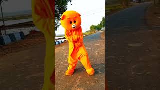 Teddy bear funny dance🤣🤣(cover by Milon funny shorts) #teddybear #funny #dance #comedy#prank #shorts