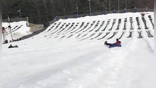 Camelback snow tubing