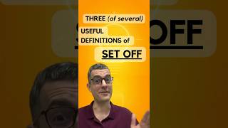 Learn English phrasal verbs: SET OFF