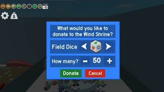 Donating 50 Field Dice 🎲  *Insane Rewards!* - Bee Swarm Simulator