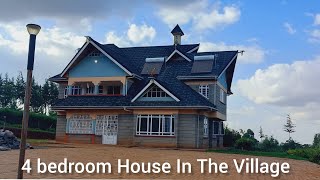 4 Bedroom House Tour In The Village||The backyard is everything💯||House Ideas||Mercy Karani