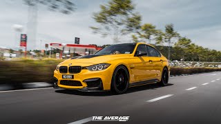 Coffee Run | Bruce's Yellow F30 328i | The Average Media | 4K