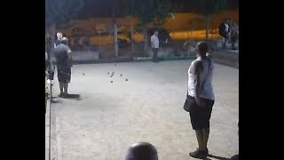 Pétanque: Friday night in Pomar, Badalona, Spain