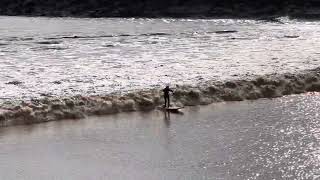 Tidal bore surfing @ Moncton NB, Canada. October 29, 2023.