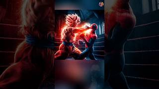 Spiderman vs Goku Saiyan Boxing Match Fight scene Characters 💥🥊 #shorts #youtubeshorts #fightscene