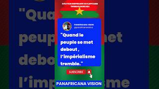 Thomas SANKARA quand le peuple se met debout, l'impérialisme tremble #citations #citation #afrique